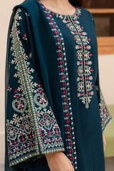 Emb Dhanak with emb dhanak shawl