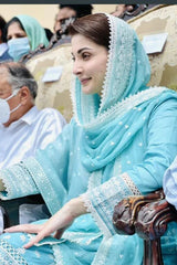 Heavy Emb Linen with Emb chiffon dopatta