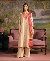 Emb Dhanak with Pashmina wool shaw