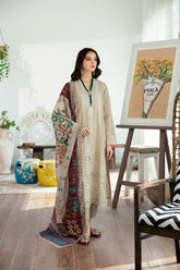 Chicken kari Dhanak with Pashmina printed wool shawl