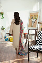 Chicken kari Dhanak with Pashmina printed wool shawl