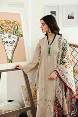 Chicken kari Dhanak with Pashmina printed wool shawl