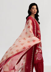 Zara shahjahan on emb Dhanak with wool shawl