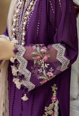 Adan Libas on emb linen with Organza Emb Dopatta