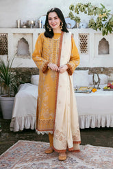 Florance on emb Dhanak with Dhanak emb shawl