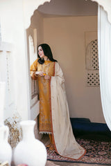 Florance on emb Dhanak with Dhanak emb shawl