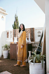 Florance on emb Dhanak with Dhanak emb shawl