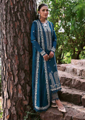 Asim jofa on emb Dhanak with Dhanak emb shawl