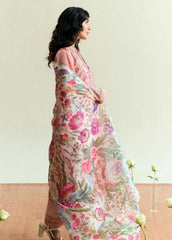 Coco by zarashahjanah on heavy emb dhanak with printed wool shawl