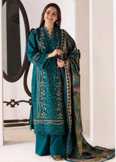 Sobia nazir on heavy emb Dhanak with silky wool printed shawl
