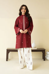Baroque on emb Dhanak with dhanak emb trouser