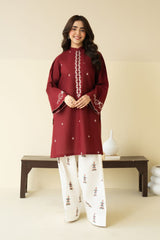 Baroque on emb Dhanak with dhanak emb trouser