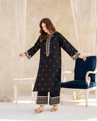(MF1265) SAPPHIRE| UNSTITCHED 3PC HEAVY EMB PREMIUM LAWN WITH CHIFFON EMB DUPATTA