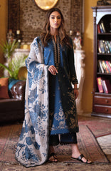 (MF1267) MARIA.B| UNSTITCHED 3PC HEAVY EMB PREMIUM LAWN WITH VOIL DIAMOND PRINTED DUPATTA