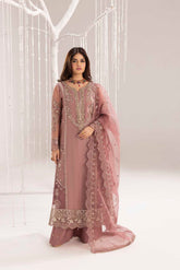 (MF1270) ZAHRA RUBAB| UNSTITCHED 3PC HEAVY EMB PREMIUM LAWN WITH CHIFFON EMB DUPATTA