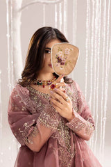 (MF1270) ZAHRA RUBAB| UNSTITCHED 3PC HEAVY EMB PREMIUM LAWN WITH CHIFFON EMB DUPATTA