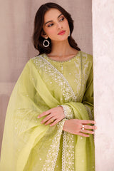 (MF1271) FARASHA| UNSTITCHED 3PC HEAVY EMB PREMIUM LAWN WITH CHIFFON EMB DUPATTA