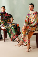 (MF01) BAROQUE| UNSTITCHED 3PC PREMIUM BANA DORA DIGITAL PRINTED LAWN