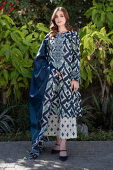 (MF04) BAROQUE| UNSTITCHED 3PC PREMIUM BANA DORA DIGITAL PRINTED LAWN