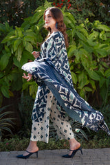 (MF04) BAROQUE| UNSTITCHED 3PC PREMIUM BANA DORA DIGITAL PRINTED LAWN