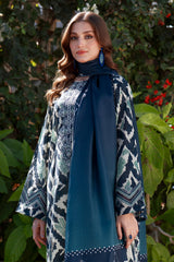 (MF04) BAROQUE| UNSTITCHED 3PC PREMIUM BANA DORA DIGITAL PRINTED LAWN