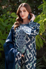 (MF04) BAROQUE| UNSTITCHED 3PC PREMIUM BANA DORA DIGITAL PRINTED LAWN