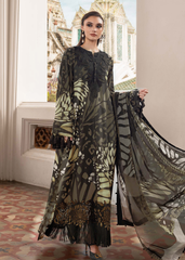 (MF06) MARIA.B| UNSTITCHED 3PC PREMIUM BANA DORA DIGITAL M.PRINTED LAWN