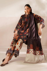 (MF07) BAROQUE| UNSTITCHED 3PC PREMIUM BANA DORA DIGITAL PRINTED LAWN