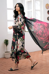 (MF20) BAROQUE| UNSTITCHED 3PC PREMIUM BANA DORA DIGITAL PRINTED LAWN