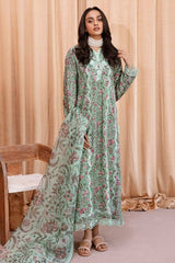 (MF21) IZNik| UNSTITCHED 3PC PREMIUM DIGITAL PRINTED LAWN