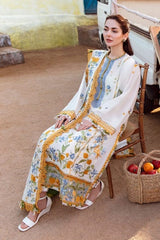 Zaha by Èlan — 3pc Available on Fine Quality Lawn with Chiffon Emb Dopatta image 4