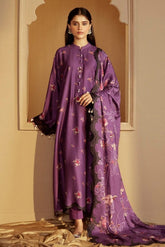 Cross stich — 3pc on emb Lawn with voil diamond Dopatta image 0