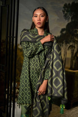 MAARIA.B — 3pc on Digital Lawn with Lawn 4 side printed Dopatta image 1