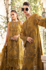 MAARIA.B — 3pc Available on Fine Quality Lawn with Chiffon Emb Dopatta image 5