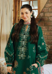 Zara shahjahan — 3pc on emb Lawn with Diamond Dopatta image 2