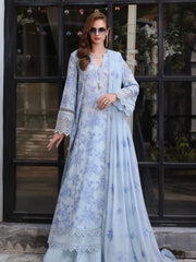 Bareeze — 3pc on emb Lawn with Chiffon Emb Dopatta image 2