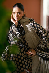 Baroque — 3pc on Digital Lawn with 4 side printed Lawn Dopatta image 2