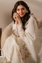 Cross stich — 3pc on emb Lawn with Organa Emb Dopatta image 2