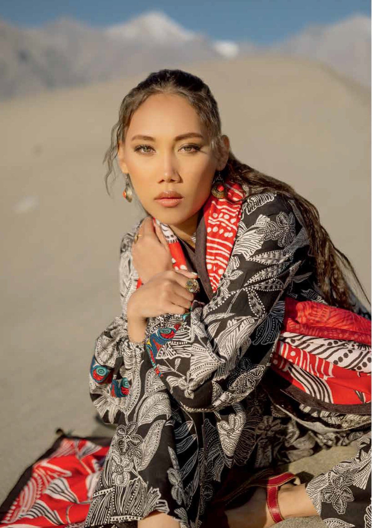 MAARIA.B — 3pc on Digital Lawn with Lawn 4 side printed Dopatta image 1