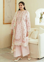 Zara shahjahan — 3pc on emb Lawn with Diamond Dopatta image 4