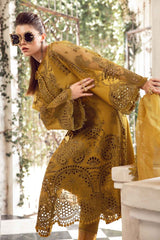 MAARIA.B — 3pc Available on Fine Quality Lawn with Chiffon Emb Dopatta image 3
