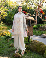 (MF003) MARIA.B| UNSTITCHED 3PC HEAVY EMB PREMIUM LAWN WITH READY TO WEAR CHIFFON PRINTED AND EMB DUPATTA