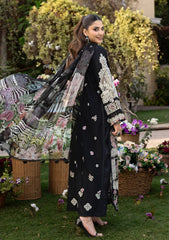 (MF514) ELAF| UNSTITCHED 3PC HEAVY EMB LAWN WITH EMB CUTWORK READY TO WEAR CHIFFON DUPATTA