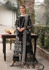 (MF1288) KAHF| UNSTITCHED 3PC HEAVY EMB PREMIUM LAWN WITH READY TO WEAR CHIFFON EMB DUPATTA