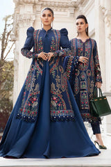 MARIA.B — 3pc on emb Lawn with Chiffon Emb Dopatta image 3