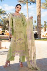 (MF1226) RANG RASIYA| UNSTITCHED 3PC HEAVY EMB LAWN WITH READY TO WEAR CHIFFON EMB DUPATTA