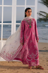 (MF008) QALAMKAR| UNSTITCHED 3PC HEAVY EMB PREMIUM LAWN WITH READY TO WEAR PRINTED EMB DUPATTA