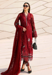 (MF233) MARIA.B| UNSTITCHED 3PC HEAVY EMB PREMIUM LAWN WITH READY TO WEAR EMB &nbsp;CHIFFON DUPATTA