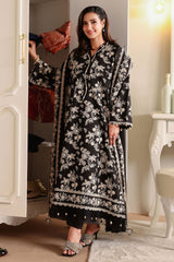 MF1356| BATIK UNSTITCHED 3PC HEAVY EMB PREMIUM DHANAK WITH DHANAK EMB SHAWL