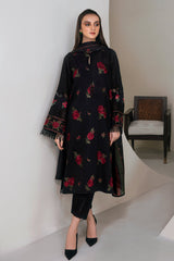 Baroque on Fine Quality Lawn with Chiffon Emb Dopatta